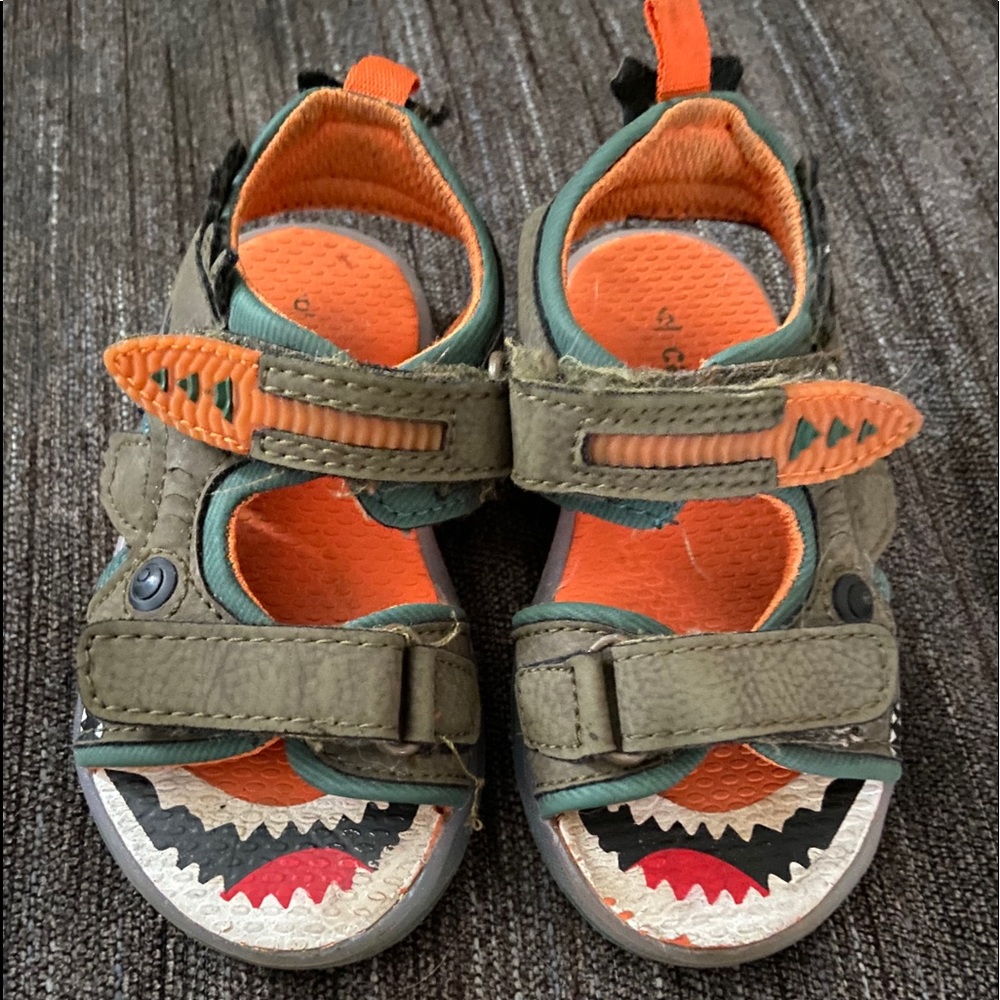 Carter’s Boys Light Up Dinosaur Sandals